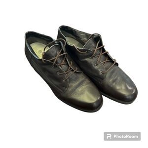 ECCO Soft Men's Dress Shoes Brown Leather Size 10